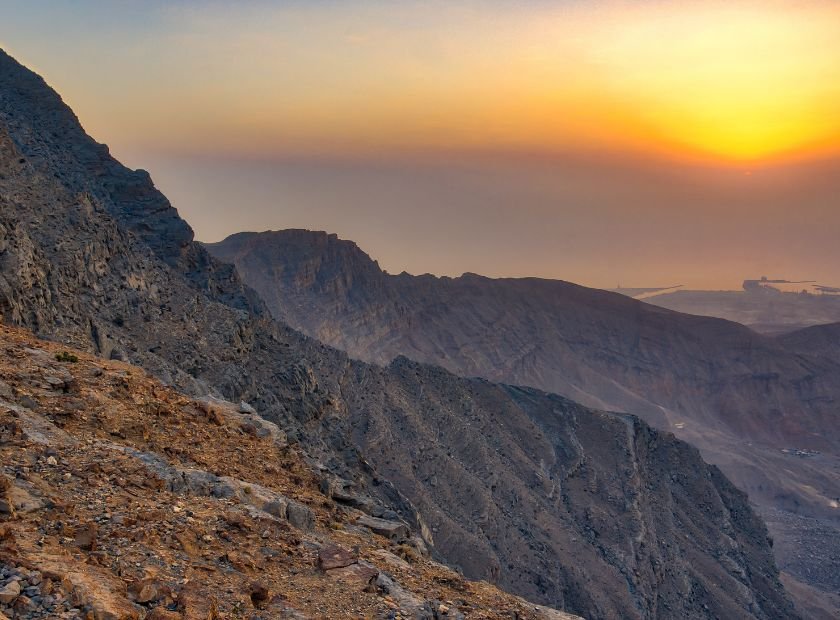 The moutain of Jais Ras Al Khaimah