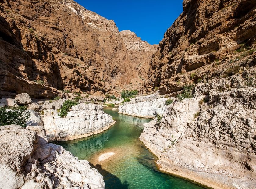 Amazing mountains of Fujairah Park